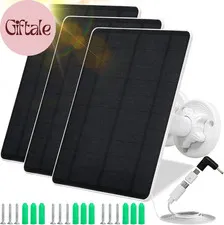 Solar Panel for Security Camera,5W USB Solar Panel for Cameras DC 5V,Camera Sola
