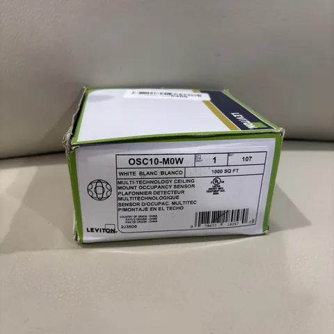 Leviton OSC10-M0W Multi-Technology Celing Mount Occupancy Sensor (new)