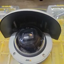 AXIS P3265-LVE Dome IP/Network Camera Outdoor  White 02328-001-03 w/ sun shade