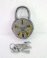 New powerful locking system padlock Iram X5 lock High Security lock. i42-115 