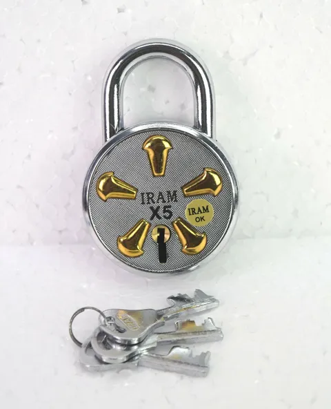 New powerful locking system padlock Iram X5 lock High Security lock. i42-115 
