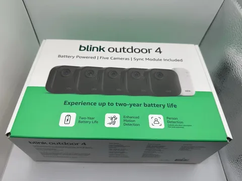 BLINK Outdoor 4 (4th Gen) 5-Camera Security System w/ Sync Module Core - NEW