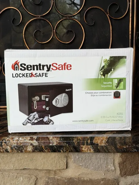 SentrySafe Locked & Safe X055 0.58 CU. FT. Security Safe W/ Electronic Lock NIB