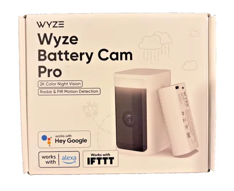Wyze Battery Cam Pro 2k Wireless Security Camera