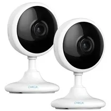 Indoor Security Cameras, 2k WiFi Home Camera with Night Vision, 2-Way Talk, f...