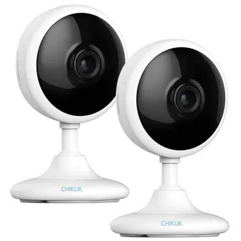 Indoor Security Cameras, 2k WiFi Home Camera with Night Vision, 2-Way Talk, f...