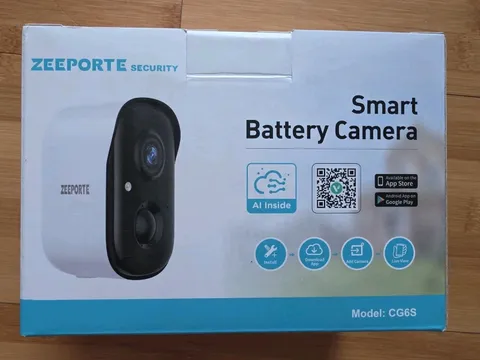 Zeeporte Smart Battery Surveillance Security Camera CG6S