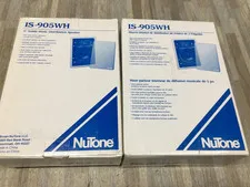 LOT OF 2 NuTone® IS905WH 5" High Fidelity 25-Ohm Speakers for Intercom Systems