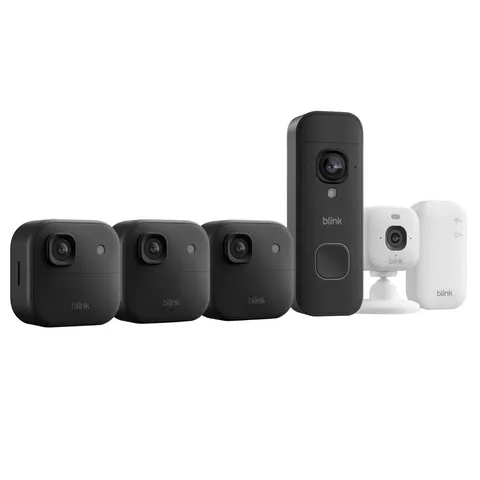 Blink Whole Home 2K+ Security Bundle, Wireless Smart Security Cameras Doorbell