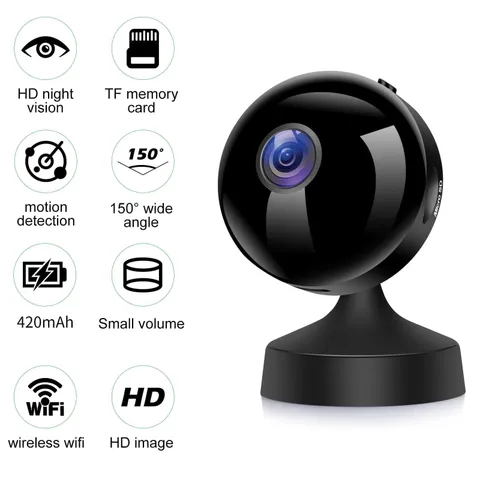 Wireless Outdoor Security Camera, 1080P Wifi Camera with Outdoor Night Vision, I