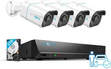 8MP 4K Outdoor Poe Security Camera System,6Pcs Person/Vehicle/Pet Detection Smar