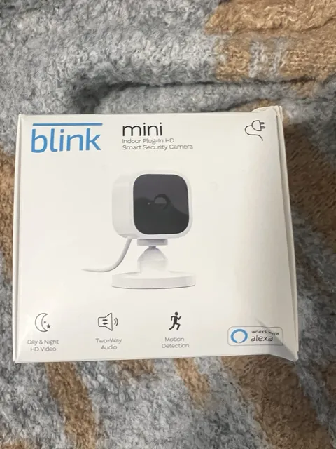 Blink Mini Indoor Plug-In Live HD Smart Security Camera