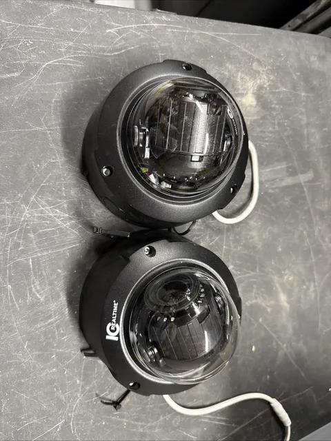 Lot of 2 IC Realtime ICIPD2000AVIR-B IP Dome Security Cameras PoE / 12V