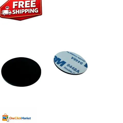 Customizable Black 125kHz T5577 Rewritable Stickers - Pack of 5, 25mm Dia