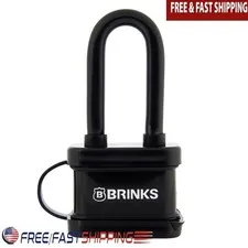 Weather Resistant 40mm Keyed Padlock Cut Pry Resistant Heavy Duty Security New