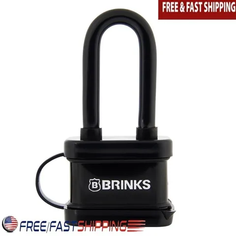 Weather Resistant 40mm Keyed Padlock Cut Pry Resistant Heavy Duty Security New