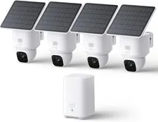 eufy Security SoloCam E30, 4-Cam Kit Solar Security Cameras Wireless Outdoor360