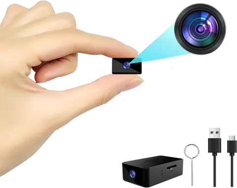 Mini Camera 1080P HD - No Wifi Camera - Portable Tiny Video Recorder with Loop R