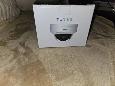 Turing Turing IP/Network Dome Security Camera, Wired, Color Mode, White