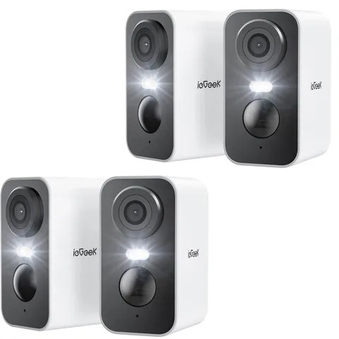 4PCS ieGeek Outdoor Wireless WiFi Security Camera Home Battery CCTV System Alexa