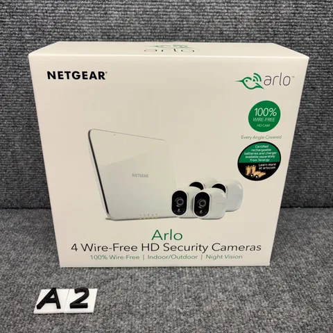Netgear Arlo 4 wire-free HD Security Cameras VMS3430-100NAS NEW