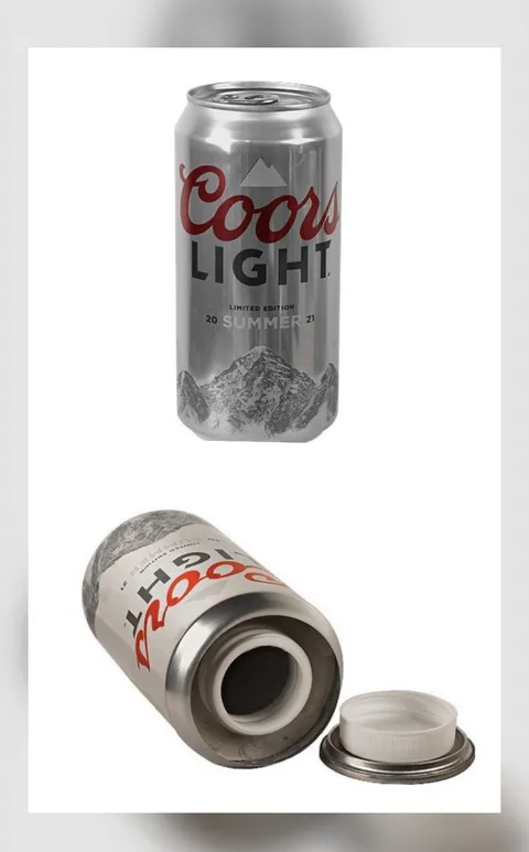 Beer Can Diversion Safe Hidden Home Security Secret Fake Compartment Hide Cash 
