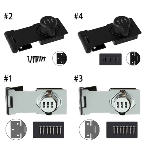 Anti-Theft Password Drawer Lock 3 Digit Combination Lock
