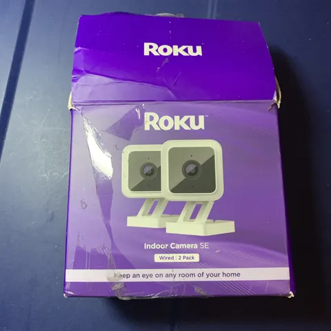 Roku Smart Home Indoor Camera SE (2-Pack) Connected - Wired Security PARTS ONLY