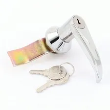 Distribution Box Cabinet 67mm Handle Panel Mount Cam Lock w 2 Keys