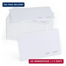 50pcs 26 Bit Proximity CR80 Cards Writable RFID Card Rewrite 125khz Contactless