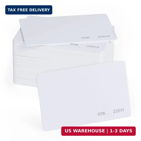50pcs 26 Bit Proximity CR80 Cards Writable RFID Card Rewrite 125khz Contactless
