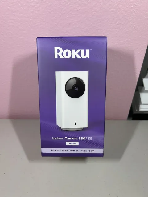 Roku Smart Home Indoor Camera 360° SE Wi-Fi®-Connected - Wired Security