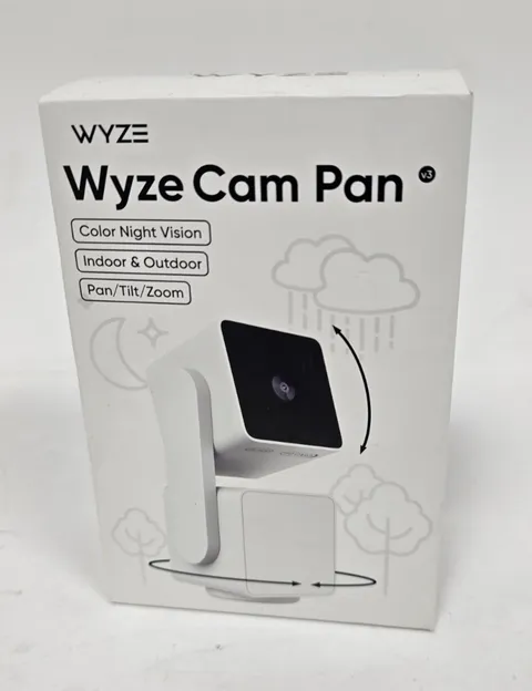 WYZE Cam Pan HD WiFi 360° Pan/Tilt/Zoom Motion Detect Night Vision In/Outdoor