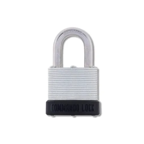 Commando Lock Laminated Steel Dual Ball Bearing Locking Padlock CL1100