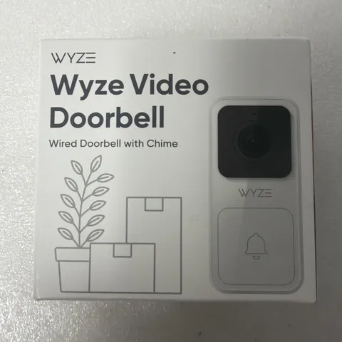 New Wyze Video Doorbell Camera Chime IP65 Weatherproof Night Vision WVDB1WC1