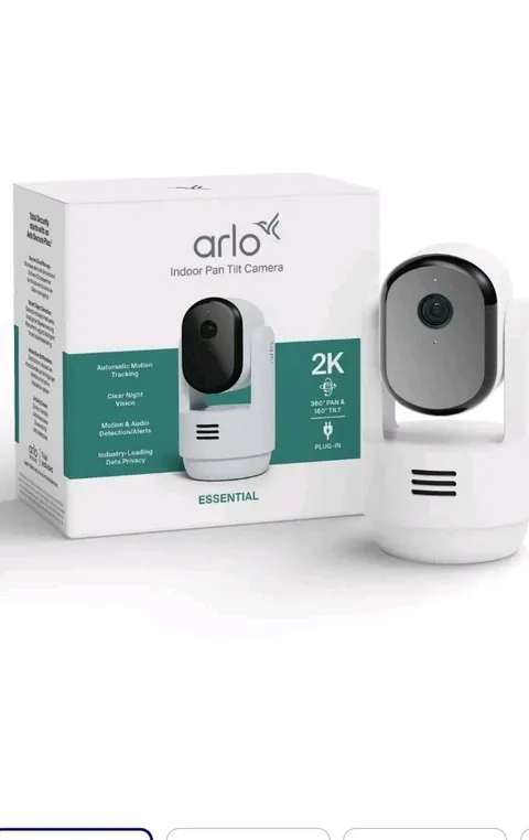 Arlo Indoor Pan Tilt Pet Camera 2K 360 Degree Pan 180 Tilt Plug In BRAND NEW🔥🔥