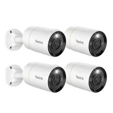 Reolink 12MP IP67 PoE Security Camera Smart Detection Color Night Vision 4 Pack