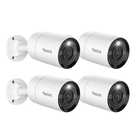Reolink 12MP IP67 PoE Security Camera Smart Detection Color Night Vision 4 Pack