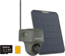 REOLINK 4K Cellular Trail Camera, 3G/4G LTE 360° True Security Camera Wireless O