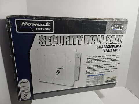 Homak WS00017001 In-Wall Safe – Fits Between Studs New in box with 2 keys