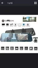 4.3" 1080P Full HD Dual Lens Car DVR Rearview Mirror Dash Camera Recorder NEW