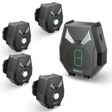 Solar Driveway Alarm Wireless Outside Weatherproof 1/3 Mile Long Range, Outdo...