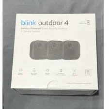 Blink Outdoor 4 Wireless Security Camera 3-Pack, HD, Alexa, Motion Detection