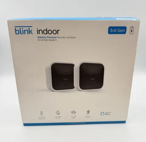 Blink Indoor  Battery-Powered Wireless Security Camera 3rd Gen