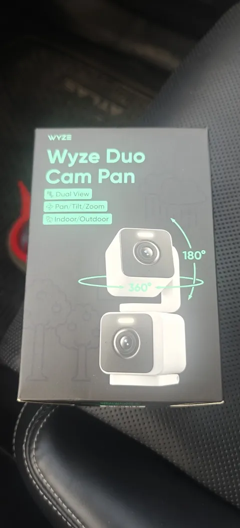 Wyze Duo Cam Pan Dual Pan Tilt Color Night Vision Camera NEW Sealed