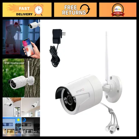 2K 3MP WiFi Security Camera, Dual-Band 2.4G/5GHz, IR Night Vision, IP66, 24/7 Su