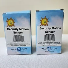 2 BRAND NEW IN BOX  X10 Wireless Technology  Security Motion Sensor Model MS10A