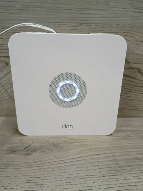 Ring Alarm Base Station -1st Gen- 4HB1S70EN0 w/ AC Adapter. Unknown Registration