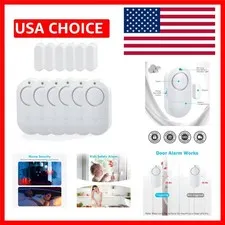 Compact 120 dB Door Alarms with Low Battery Indicator for Home Protection
