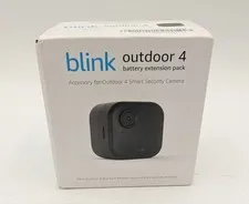 Blink Outdoor 4 Battery Extension Pack with 4 AA Batteries - Black